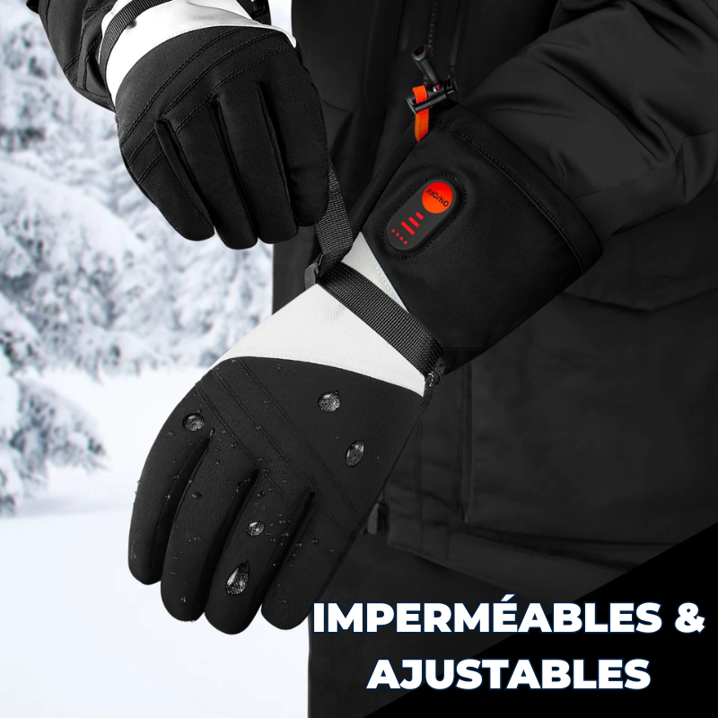 Avalanche|Gants De Ski Chauffants Rechargeable