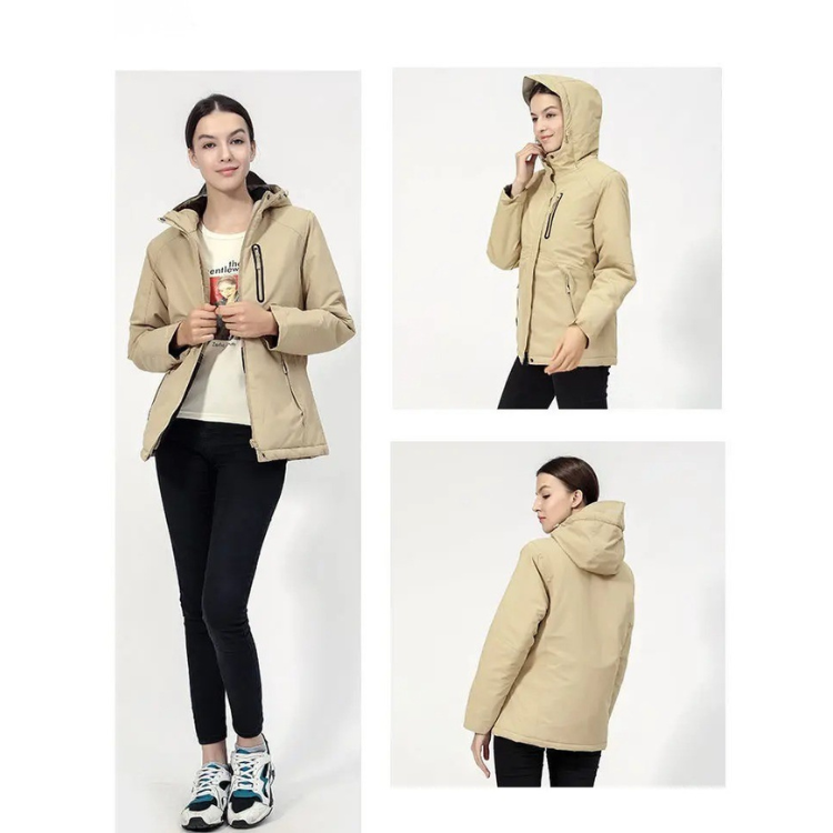 Veste Chauffante Femme de Ski Ergonomique Hiver