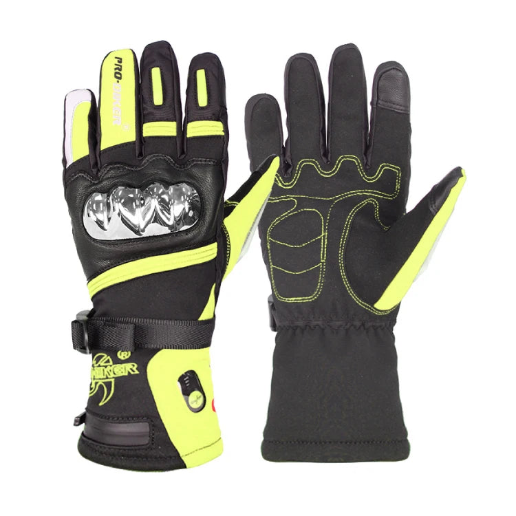 Pro Biker|Gants Chauffants Moto Étanches Coupe-Vent