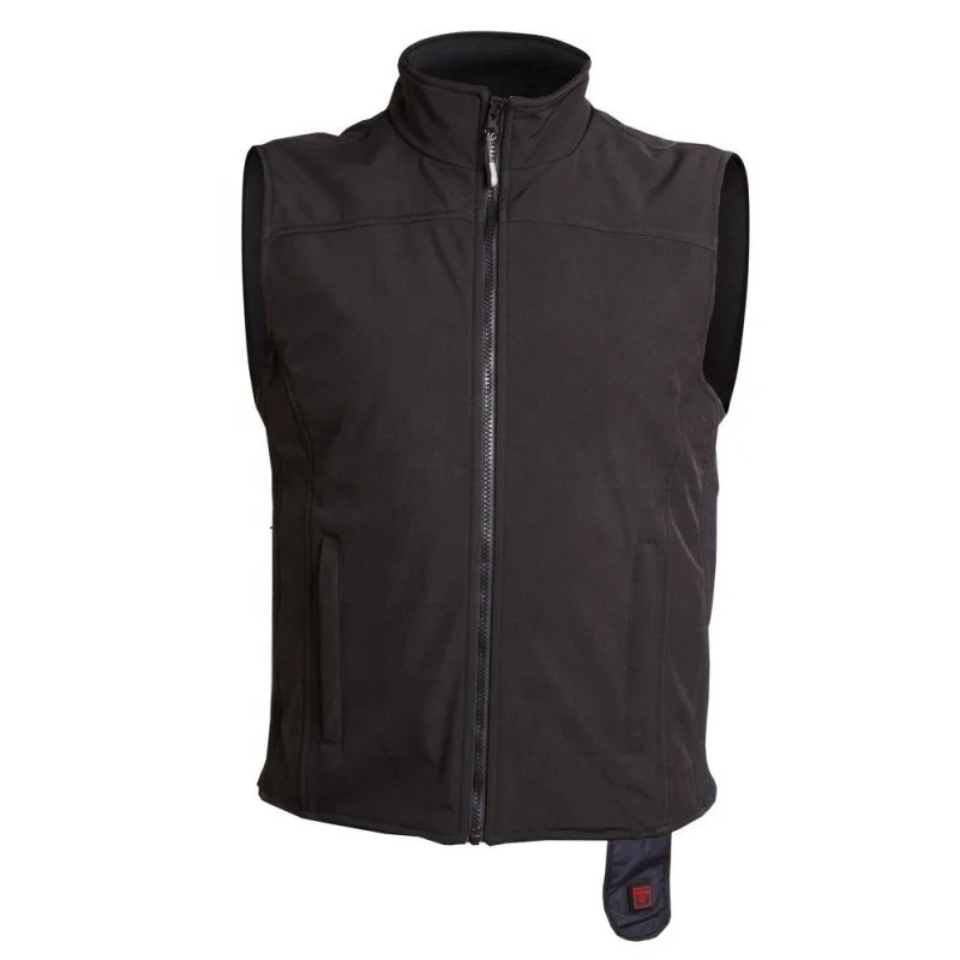Gilet électrique léger Rechargeable pour hommes, gilet thermique batterie Durable avec taille élastique pour moto