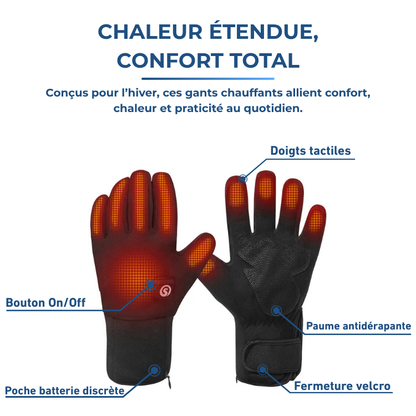 Aéro｜Gants Chauffants Légers Coupe-Vent