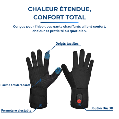 Fusion｜Gants Chauffants Légers Étanches
