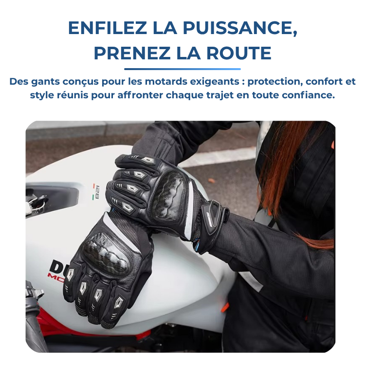 Ignis｜Gants Chauffants Moto Étanches