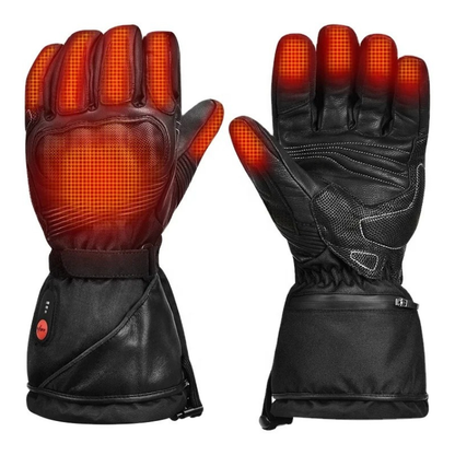 Roadmaster｜Gants Chauffants Moto en Cuir Étanches
