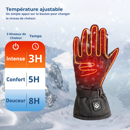 Pro Rider｜Gants Chauffants Moto Hiver Étanches
