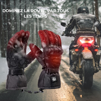 Pro Rider｜Gants Chauffants Moto Hiver Étanches