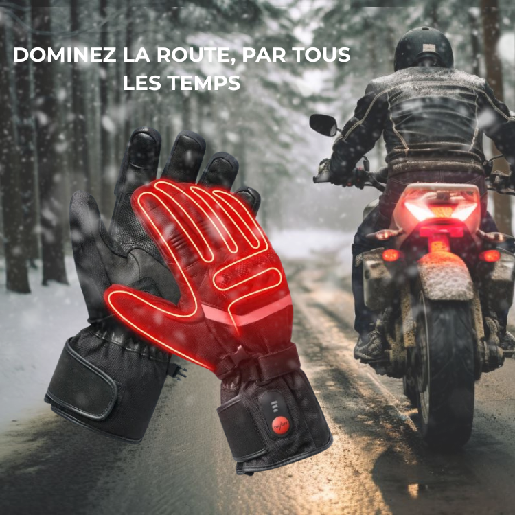 All Road｜Gants Chauffants Moto Hiver Renforcés