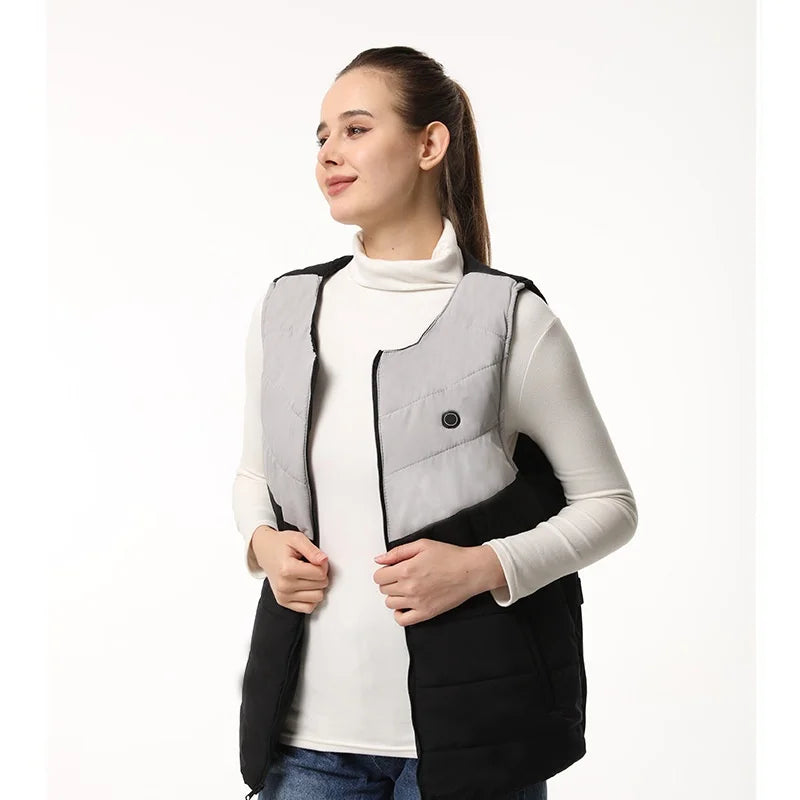 Veste chauffante décontractée pour homme et femme Prêt-à-porter pour les sports d'hiver Pêche et ski