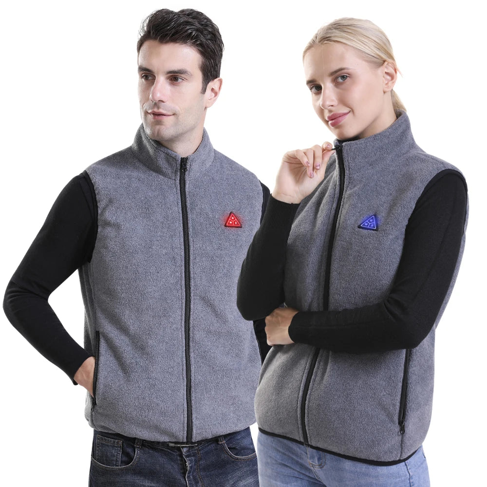 2025 hiver USB charge gilet intelligent vêtements chauffants complets avec col montant pour hommes OEM Service veste chauffante