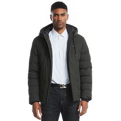 Veste d'hiver chauffante électrique, marque professionnelle de qualité en chine, coupe-vent thermique à piles