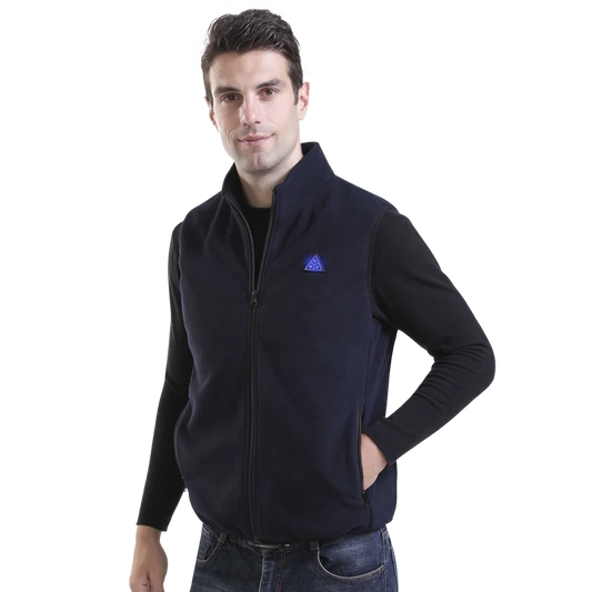 2025 hiver USB charge gilet intelligent vêtements chauffants complets avec col montant pour hommes OEM Service veste chauffante