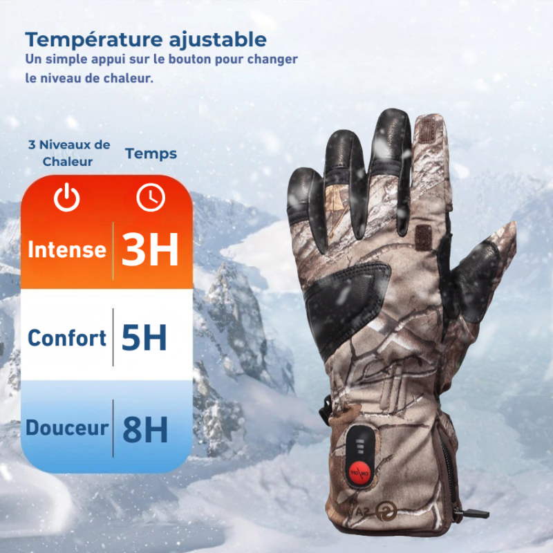 Instinct｜Gants Chauffants de Chasse Premium