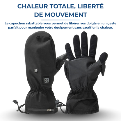 Glacier｜Moufles Chauffantes De Ski Étanches