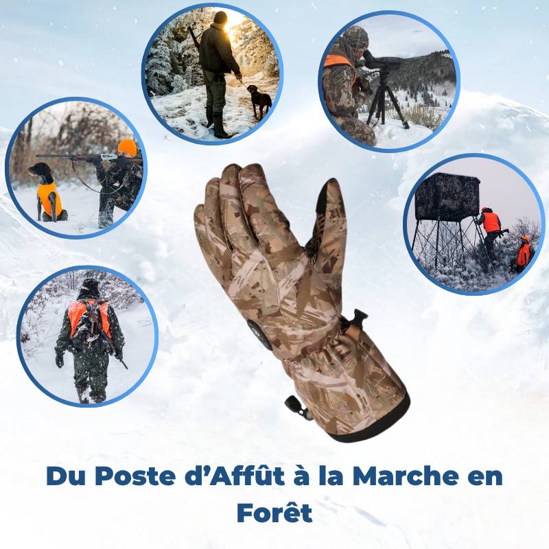 Focal｜Gants Chauffants de Chasse Haute Précision
