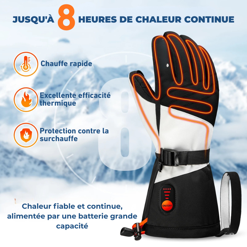 Avalanche｜Gants De Ski Chauffants Rechargeable