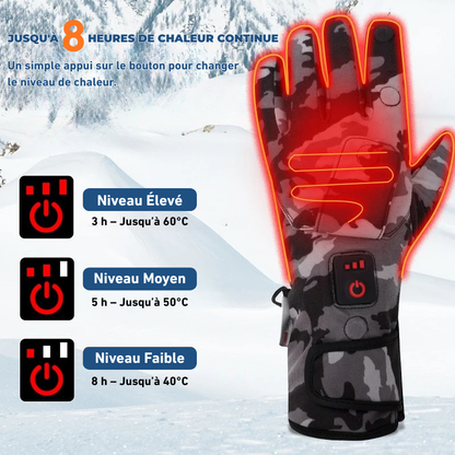 Écorce｜Gants Chauffants de Chasse Fins