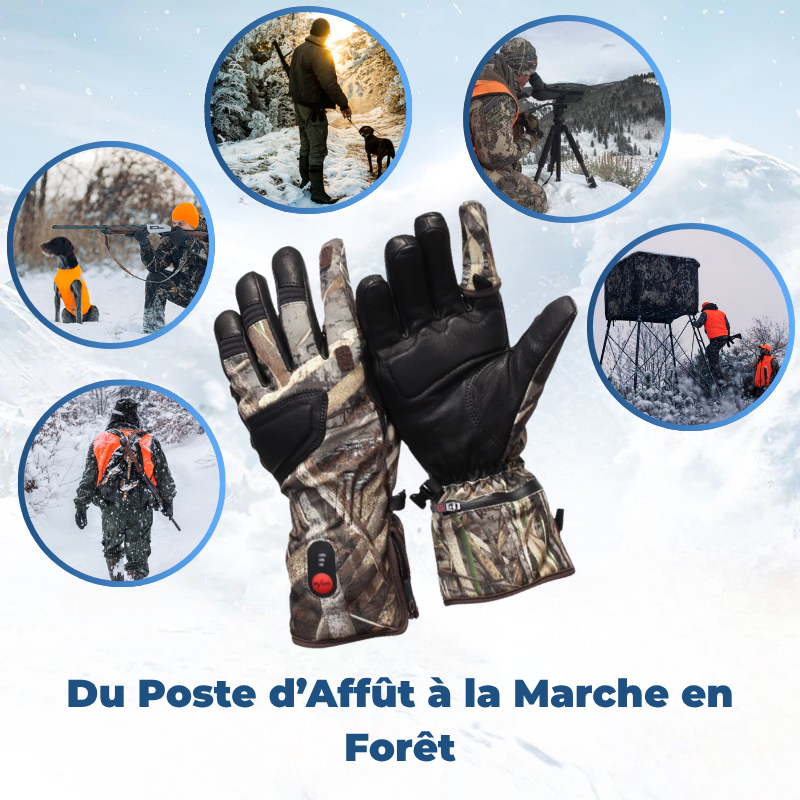 Instinct｜Gants Chauffants de Chasse Premium