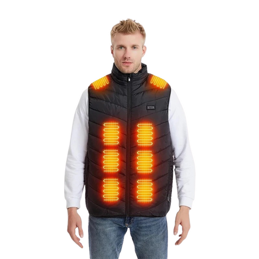Gilet chauffant électrique USB pour hommes avec logo personnalisé Gilet chauffant d'hiver intelligent pour femmes avec contrôle de la température