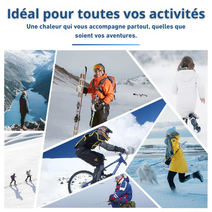 Gilet chauffant électrique USB pour hommes avec logo personnalisé Gilet chauffant d'hiver intelligent pour femmes avec contrôle de la température