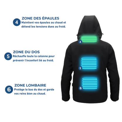 Veste Chauffante Femme Hiver Imperméable