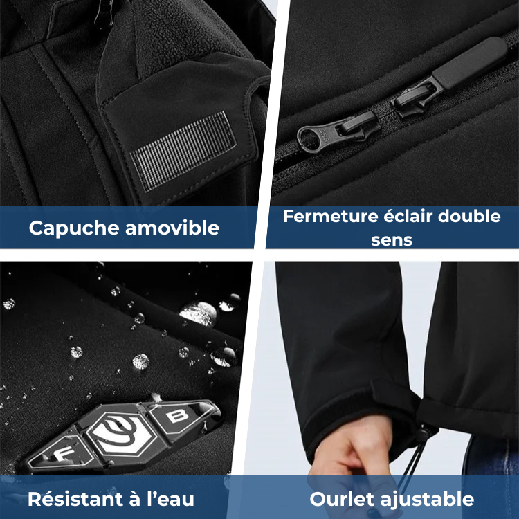 Veste Chauffante Femme Hiver Ergonomique et Imperméable