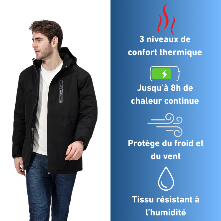Veste Chauffante de Ski pour Homme