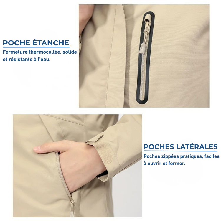 Veste Chauffante Femme de Ski Ergonomique Hiver