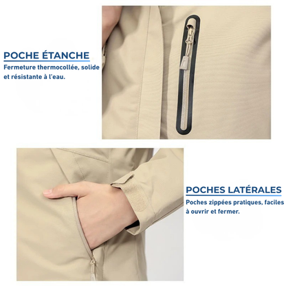 Veste Chauffante Femme de Ski Ergonomique Hiver