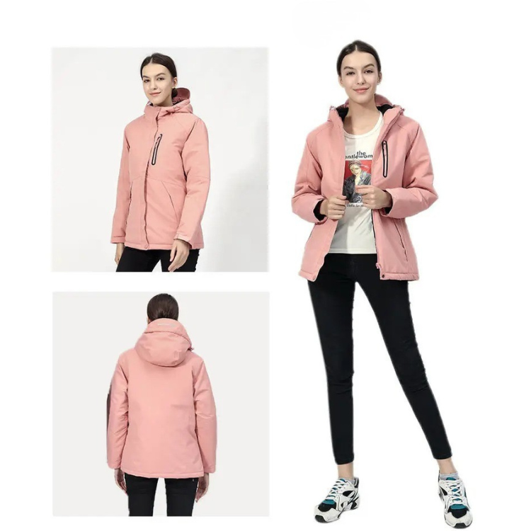 Veste Chauffante Femme de Ski Ergonomique Hiver