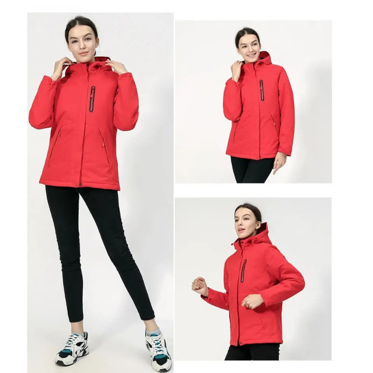 Veste Chauffante Femme de Ski Ergonomique Hiver
