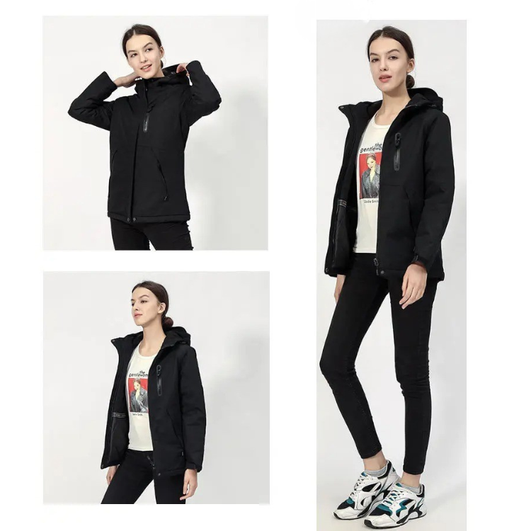 Veste Chauffante Femme de Ski Ergonomique Hiver