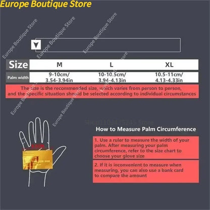 Winter Warm Rechargeable Electric Liner Heated Gloves Outdoor Riding Skiing Motorcycling Gloves Cycling Accessories Hand Warmer