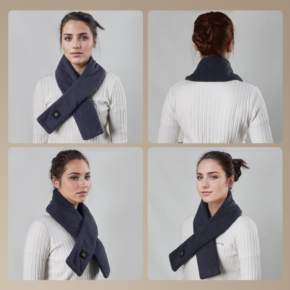 Écharpe Chauffante Ergonomique Rechargeable