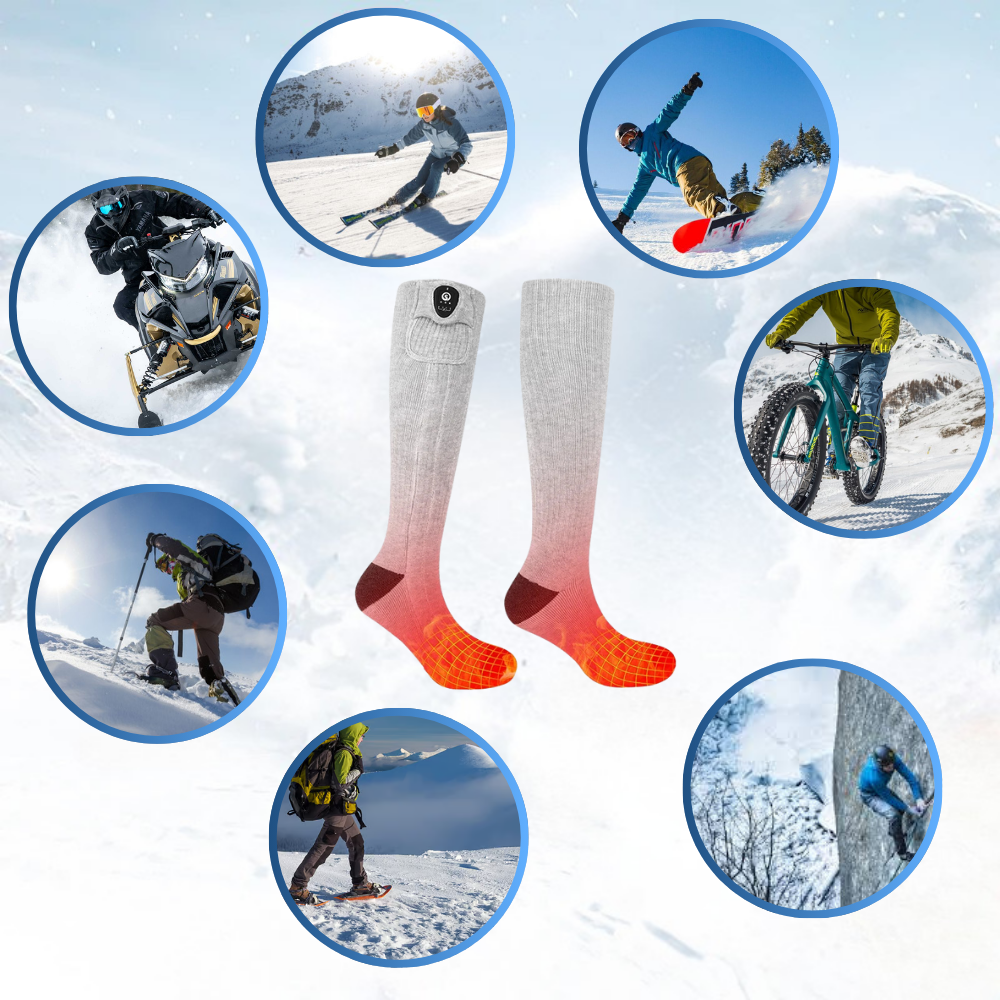 Chaussettes Chauffantes Hiver en Coton