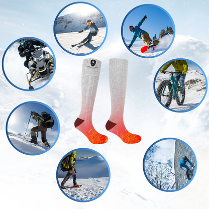 Chaussettes Chauffantes Hiver en Coton