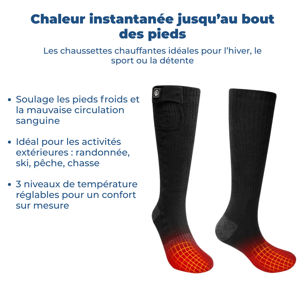 Chaussettes Chauffantes de Ski