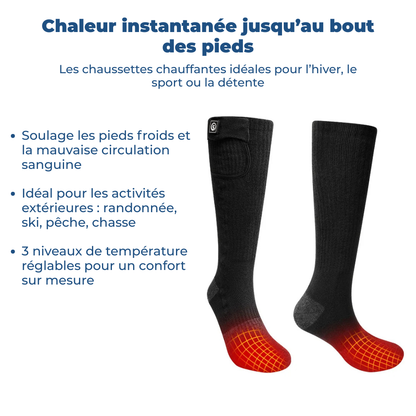 Chaussettes Chauffantes de Ski