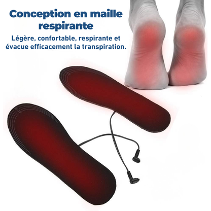 Semelles Chauffantes USB Intelligentes & Ergonomiques