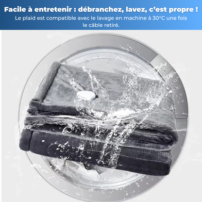 Plaid Chauffant à Température Réglable & Minuterie