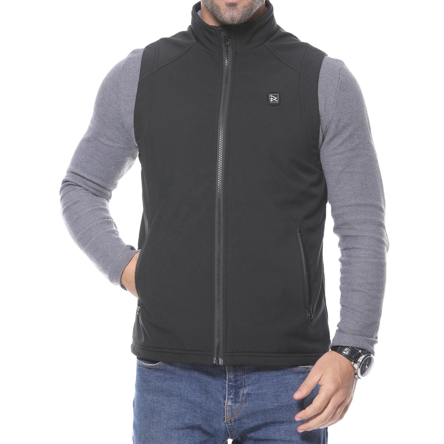 Gilet léger Rechargeable sans manches pour hommes, gilet chaud, coupe-vent, à piles électriques, fabricants