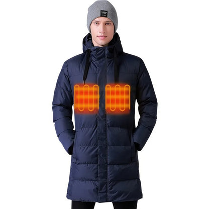 Veste Chauffante Longue Hiver Homme