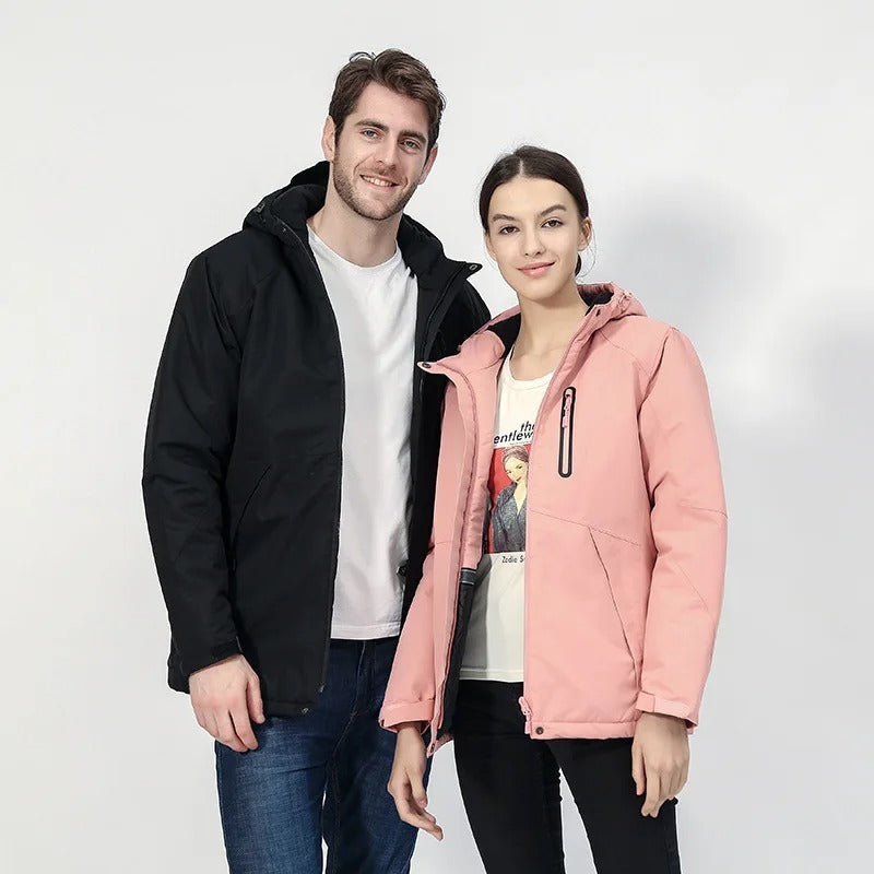 Veste Chauffante Femme de Ski Ergonomique Hiver